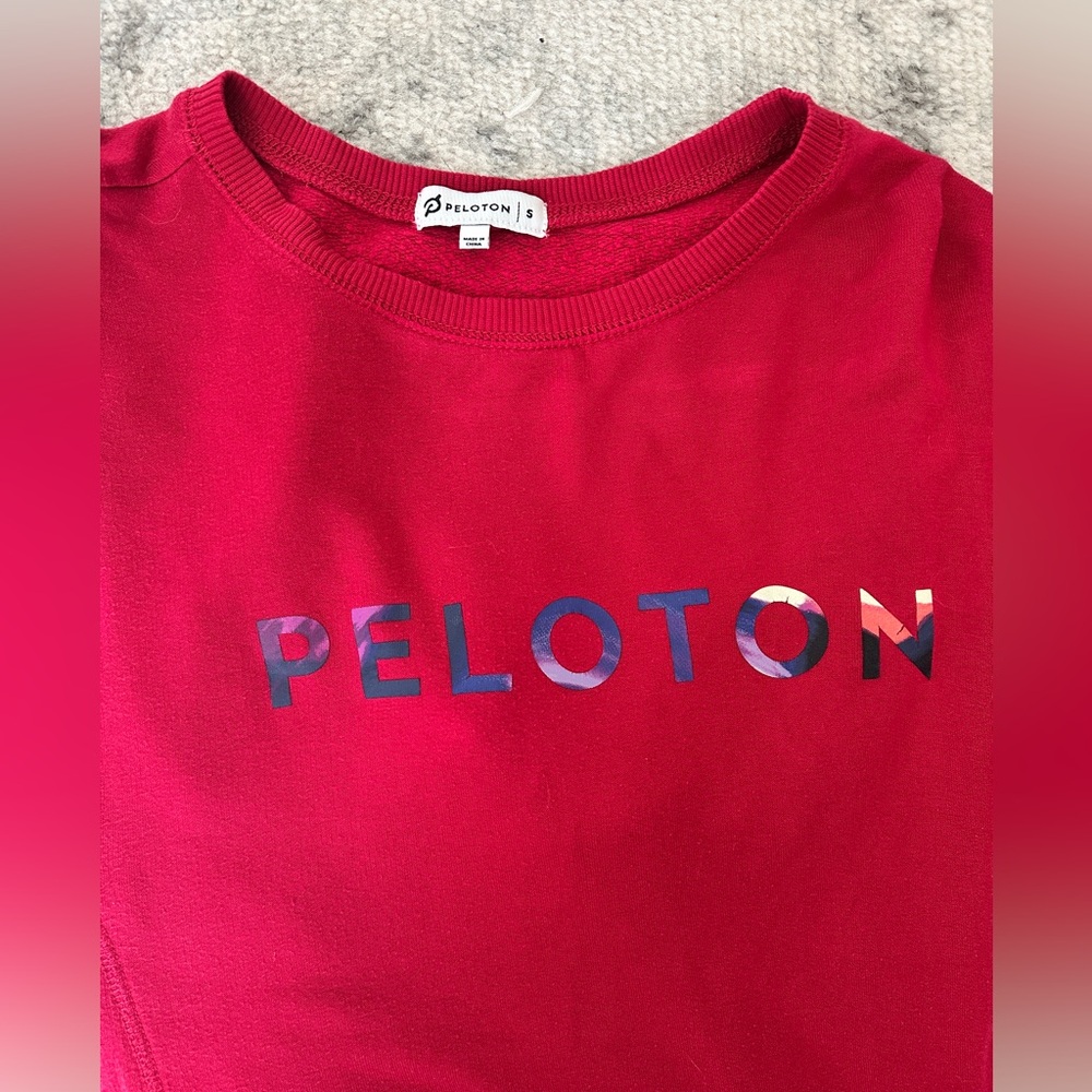 Peloton Bold Red Crewneck